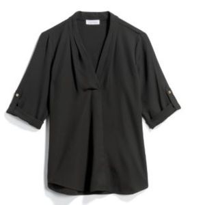 Stitch Fix Calvin Klein Dustin Roll Sleeve Blouse